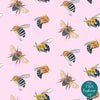 Pre-Order - MTE - Bee Pattern - Pink