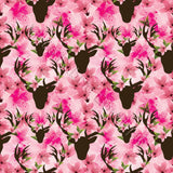 Ongoing | Pre-Order | Pink Floral Deer Heads