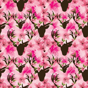 Ongoing | Pre-Order | Pink Floral Deer Heads