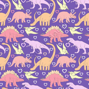 Ongoing | Pre-Order | Purple Girly Dinosaurs