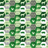 Ongoing | Pre-Order | Green Farm Life Hexagon Patchwork