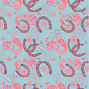 Ongoing | Pre-Order | Pink Paisley Horseshoe Blue